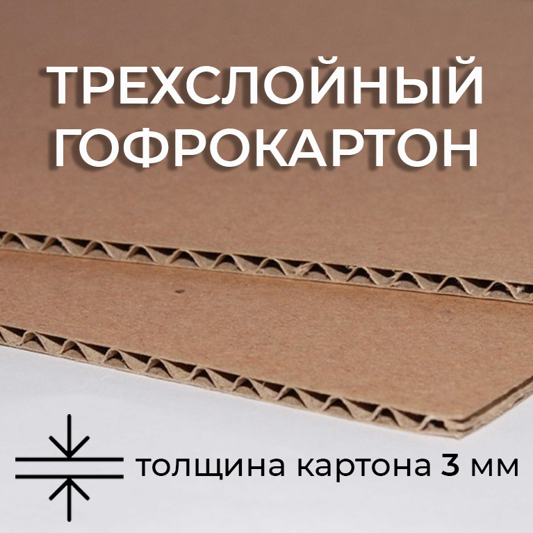 Картонная Коробка 100x100x100 мм